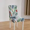 Conjunto Simples de Almofada para Cadeira Doméstica Capa Elástica para Cadeira de Jantar Capa para Assento de Hotel Capa para Cadeira de Mesa de Jantar Capa para Banqueta Casa