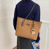 Bolsa Feminina Vintage Fosca de Grande Capacidade 2026 Outono/Inverno Nova Bolsa Tote Simples de Alta Qualidade para o Dia a Dia Bolsa de Ombro