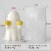 Molde de Silicone de Abóbora de Halloween Transfronteiriço para Velas DIY Ornatos de Gesso para Aromaterapia