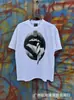 Camiseta de Manga Corta Estampada Saint Michael Cho Patrón Abstracto Equipo Calle Alta Holgada Versátil Verano
