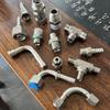 Conectores de Manguera de Alta Presión de Acero Inoxidable para Maquinaria de Ingeniería, Conectores de una Pieza Engarzados, Soldadura de Tuberías de Aceite Industriales