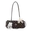 Bolso de axila de estilo coreano, nicho, dulce con lunares para mujer, nueva colección de otoño 2026, moderno bolso de hombro con lazo de encaje