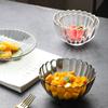 Ensaladera de frutas de vidrio, plato de postre de verduras resistente al calor, tazón de sopa grande creativo y popular para el hogar.