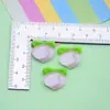 Patches de Resina Transparente de Cereja, Morango e Cenoura de Alta Qualidade, Acessórios de Cabelo DIY com Cola Cremosa Feita à Mão, Acessórios para Fivela de Sapato