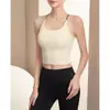 Top Deportivo de Tirante Fino con Almohadillas en el Pecho Chaleco Top Sujetador Deportivo Mujer Niñas Sujetador Fitness Yoga Espalda Bonita