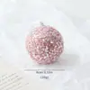 Decoración Navideña Nueva Transfronteriza Bola de Navidad Rosa Estrella de Cinco Puntas Adorno Colgante para Árbol de Navidad Estrella para la Punta del Árbol Colgante de Navidad