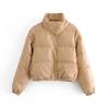 2024 invierno nuevo ropa de mujer transfronteriza europea y americana ocio urbano chaqueta acolchada de imitación cuero chaqueta abrigo w09 65110