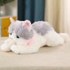 Boneca de pelúcia de gato simulado chamará boneca gatinho deitado presente de aniversário infantil boneca de pano dormindo
