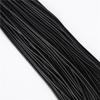2.0/1.5mm Fabricante de Cordão de Cera Coreano Atacado Preto Colar de Fio de Cera Coreano Joias com Pingente de Corda com Corrente