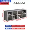 Gabinete de Zapatos de Acero Inoxidable para Empleados de Fábrica de Alimentos, Taller de Purificación Libre de Polvo, Banco para Cambiar Zapatos, Gabinete de Zapatos de Múltiples Compartimentos de un Solo/Doble Cara para Laboratorio