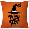 Nueva Funda de Almohada de Halloween Lino Estampada Cojín Lumbar Funda de Cojín Productos para el Hogar Transfronterizos Funda de Almohada Amazon Venta al por Mayor