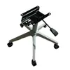 Ruedas Giratorias Negras para Silla, Patas de Silla, Pies de Nylon, Patas de Cinco Estrellas, Patas para Silla de Computadora, Accesorios de Oficina, Base de Soporte