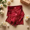 Calzoncillos tipo bóxer para hombre con estampado chino rojo de tendencia nacional, shorts transpirables para el año de nacimiento con estampado 3D y diseño de buena suerte