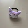 Goma para el pelo estilo caricatura japonesa con lindo gato rosa y orejas grandes, adecuada para estudiantes y chicas suaves, accesorio para el cabello, regalo de graduación