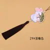 Pingente Borla Coelho de Jade Bordado Novo Estilo Nacional Chinês Estilo Antigo Ornamento de Lapela Hanfu Qipao Pingente de Bolsa Souvenir