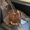Bolso de Hombro Único Moda Retro Diseño de Nicho Coreano 2026 Otoño/Invierno Mini Nuevo Estilo Cruzado Cubo Bolso de Hombro Único