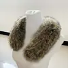 Cuello de Piel Sintética de Zorro, Adorno de Capucha Universal para Chaquetas y Abrigos de Algodón, Accesorios para Ropa, Soporta Venta al Por Mayor de Fábrica Personalizada