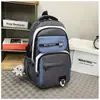 Mochila Nueva Estilo Moderno Mochila Sencilla para Pareja Estudiante de Secundaria Estudiante de Preparatoria Estudiante Universitario Mochila Escolar de Gran Capacidad