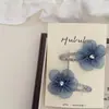 Malla de Temperamento Flor Pinza para el Cabello de Niña Diadema Par de Pinzas Pinza BB Tendones de Goma