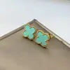 Pulsera de Trébol Transfronteriza con Diamantes, Lujo Ligero y Sensación de Alta Gama, Joyería de Nicho Popular para Mujeres, Accesorios Simples para la Mano