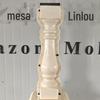 Molde para Vaso de Cabacinha Redonda Coluna Produto de Cimento Altura 81,5cm Guarda-corpo de Escada Guarda-corpo de Grade Concreto