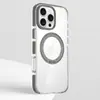 Suporte Giratório de Duas Cores Capa Magnética para Celular Adequada para Apple 16Promax Proteção de Lente 15/14 Antiderrapante e Anti-Queda