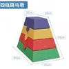 Conjunto de Equipamentos de Parkour para Aptidão Física Infantil, Conjunto de Parkour de Nove Peças com Tripé, Equipamento de Agachamento para Parkour de Jardim de Infância