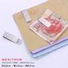 Mini Clip de Dinero de Acero Inoxidable Clip para Billetes de Cola Larga Clip Creativo Portátil de Metal para Hombres y Mujeres Clip para Monedas Clip para Tarjetas Hebilla de Clip para Colgar