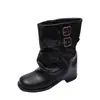Botas Martin únicas de caña corta, versátiles y populares botas de plataforma plisada para mujer, nuevo otoño 2026 botas vaqueras western vintage
