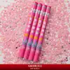 Cañón de confeti de mano para fiesta de cumpleaños, flores de papel de colores, tubo rociador de fuegos artificiales enrollado a mano para la celebración del primer cumpleaños de niños y niñas