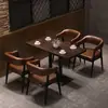 Mesas e Cadeiras de Bar Retrô Sofás de Café Musical de Lazer Cabines Restaurante de Hot Pot Lanchonete de Sobremesas e Chá com Leite Mesas e Cadeiras de Jantar