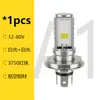 Lámpara eléctrica pedal motocicleta faro led blanco superbrillante modificación incorporada doble cara doble garra lámpara de luz fuerte