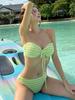 Traje de Baño Bikini Dividido Nuevo 2025 para Mujer Cubriendo Vientre y Look Adelgazante Traje de Baño para Resort de Playa Aguas Termales [Envío Directo]