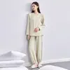 Pupu Apparel 20º Aniversário Roupa de Maternidade de Qualidade Outono e Inverno Roupas para Casa Conjunto de Roupa Íntima Térmica Pós-parto para Amamentação Pijama