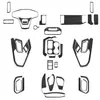 Pegatinas Decorativas de Resina de Fibra de Carbono Genuina Aplicables Transfronterizas para Interior de Coche Ford Bronco Modelo 2025