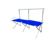 Puesto de Vendedor Ambulante en Mercado Nocturno Estante Mesa Plegable para Exteriores Mesa Portátil de Viaje para Picnic Tela de Lona Mesa Sencilla de Tela Oxford