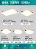 Lâmpada principal de sala de estar cor creme para vento 2025 nova moderna simples protetora de olhos luminária de teto Zhongshan luminárias pacote completo para toda a casa combinação