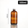 Venta al por mayor, botella de vidrio Boston multifunción, prensado, desinfectante de manos, botella de vidrio, botella rociadora portátil, subpaquete de emulsión de aceite esencial