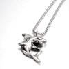 Collar con colgante de tiburón animal, suministro transfronterizo, personalidad, moda informal para hombres y mujeres, joyería de acero de titanio, regalo