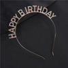 Feliz aniversário Europeu e Americano Festa de aniversário Headwear Headband Carta Feminina feliz aniversário Hairband Estilo Coreano Feminino