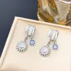 Colgante Transfronterizo Más Vendido Sol y Luna Cobre Microincrustado Circonita Accesorios para Joyería DIY Moda Personalidad Versátil Accesorios de Temperamento para Mujeres