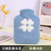Bolsa de Agua Caliente Llena de Agua, Bolsa de Agua Caliente para Niñas, Compresa Caliente para Calentar el Vientre, Calentador de Manos de Peluche Lindo Espesado Anti-Quemaduras y a Prueba de Explosiones