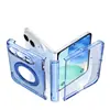 Concha e película integradas, adequado para suporte rotativo iPhone Duo, capa de telefone magnética de 360 graus, capa protetora dobrável Apple, para vendas transfronteiriças