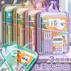 Bolsa de Clasificación de Temas en Forma de L, Bolsa Transparente Portátil para Documentos, Bolsa de Libros de Malla con Apertura Grande, Bolsa para Exámenes, Bolsa de Almacenamiento para Exámenes
