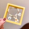 Nuevo Pulsera Infantil Sanrio Kuromi Set Caja de Regalo Anillo de Princesa Regalo para Niñas Aretes para Bebé Caja de Joyería