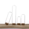 30mm Fabricante Wholesale Diámetro Fondo Redondo Tubo Botella Boca Recta Corcho Vidrio Botella Dispensadora Alto Borosilicato Cordyceps Botella de los Deseos