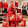 Año del Caballo Decoraciones de Año Nuevo Cajas Apiladas Festival de Primavera Centro Comercial de Año Nuevo Atmósfera Festiva Accesorios para Fotos Montaje de Escena