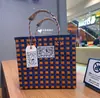 Bolsa Tejida a Mano Tailandesa Gran Capacidad Cesta de Verduras DIY Bolsa de Playa Bolso de Recuerdo Bolsa de Regalo Navideño