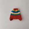 Gorro para niños, otoño e invierno, para niñas, gorro de punto coreano, gorro de lana de colores, gorro cálido con protección para los oídos para bebés y niños, moderno