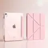 Adequado para Capa Protetora iPad Air 7ª Geração 10,2 polegadas com Porta-Caneta Capa para Tablet Apple 9 Pro Acrílica Anti-Dobra Capa de Couro